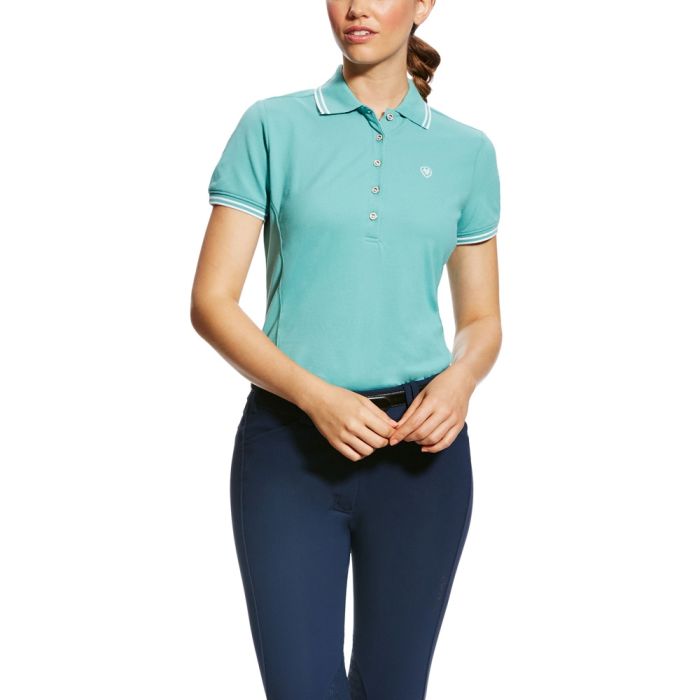 Ariat Ladies Prix Polo - Cold Plunge - M