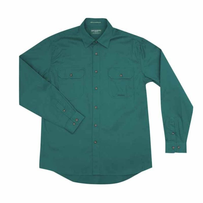 Just Country Evan Work Shirt - Full Button