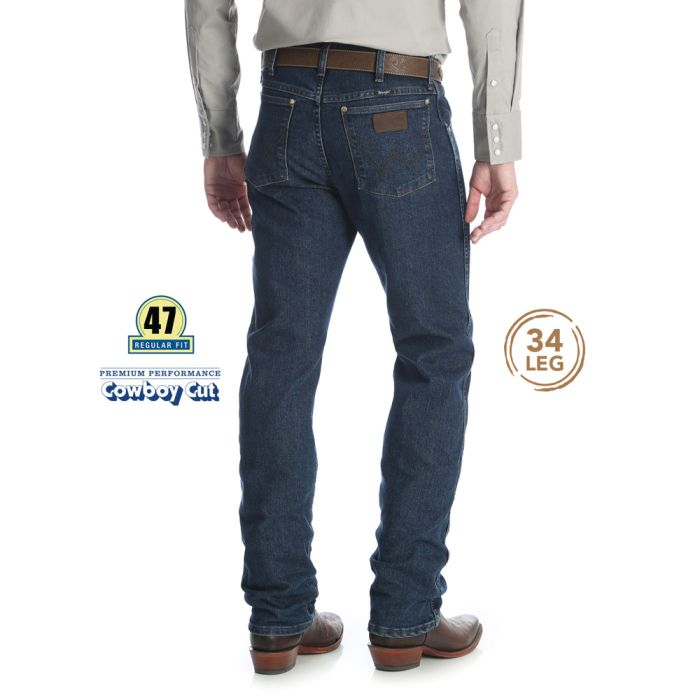 Jeans - Wrangler 47 Premium Performance Cowboy Cut - Regular Fit - 4 ...
