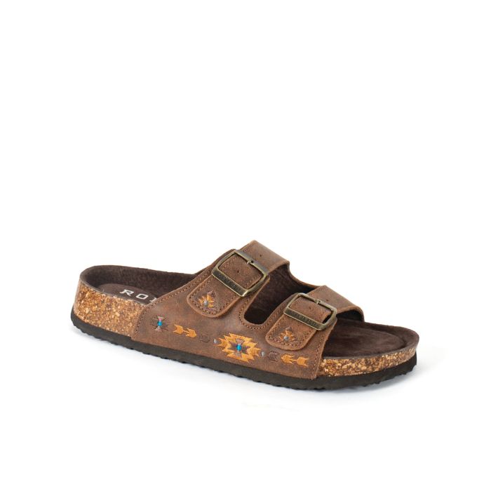 Roper Womens Delilah Sandle - Tan Aztec