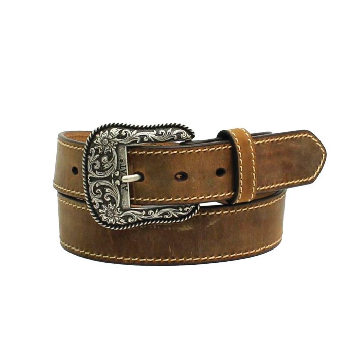 Belts Ariat Distressed Leather Belt Brown