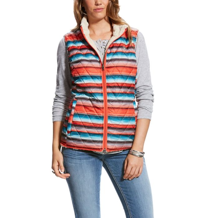 Ariat Womens Hallstatt Reversible Vest - Serape