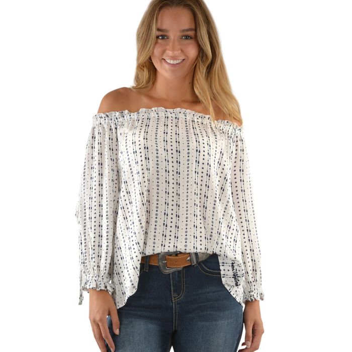 Pure Western Womens Kendall Print Top