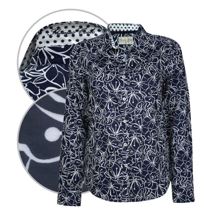 Thomas Cook Grace Long Sleeve Print Shirt 