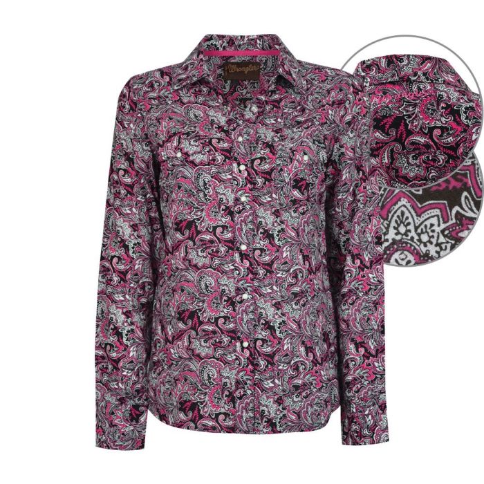 Wrangler Women's Maisie L/S Print Shirt